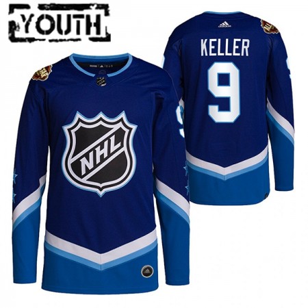 Kinder Eishockey Arizona Coyotes Trikot Clayton Keller 9 2022 NHL All-Star Blau Authentic